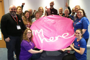 The launch of the I'm here campaign